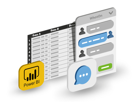 showing data imported